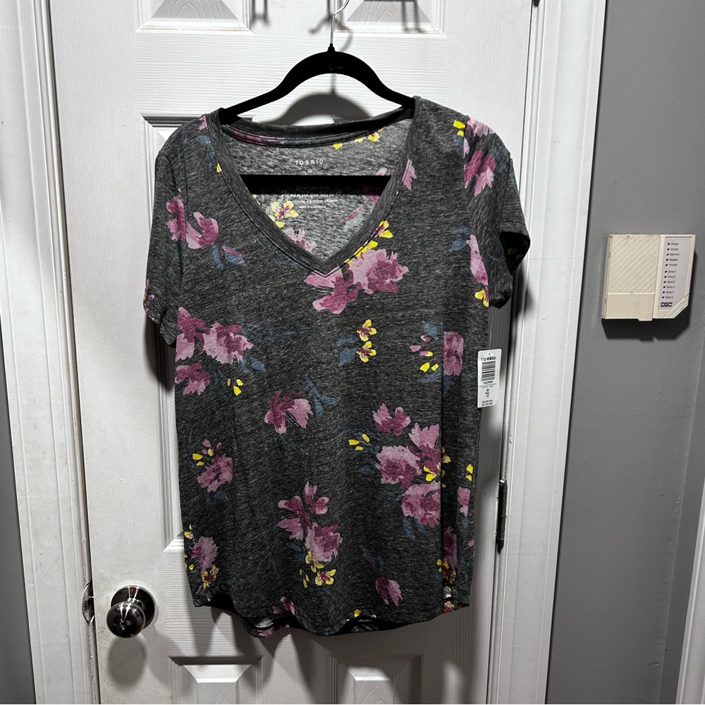 Torrid Classic Fit Floral Shirt